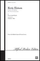 Kyrie Eleison SATB choral sheet music cover